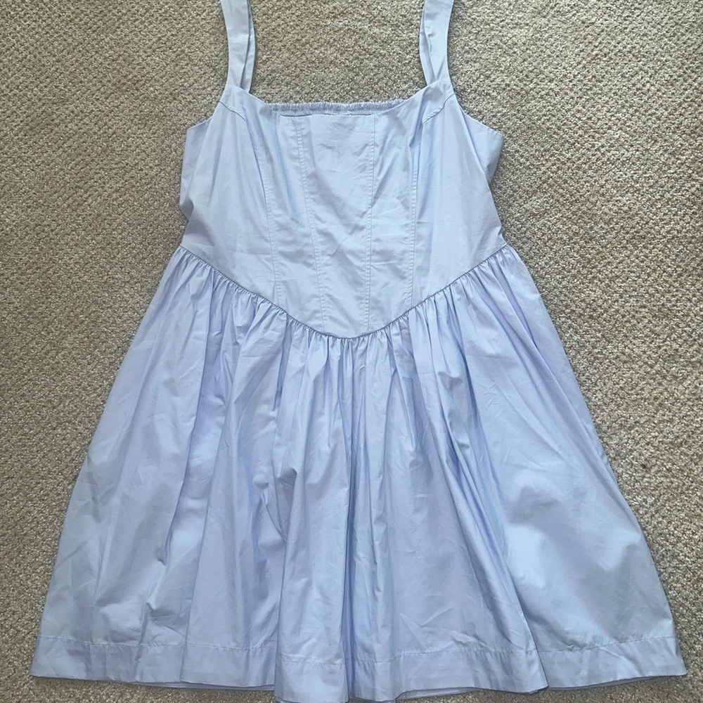 NWOT A New Day Sky Blue Sleeveless Dress